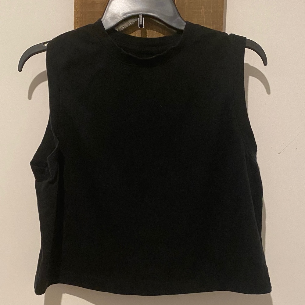 a new day Classic Black Crop Top